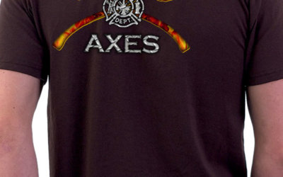 Fire and Axes Firefighter Shirt