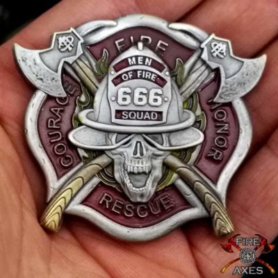 Men Of Fire 666 Squad Coin