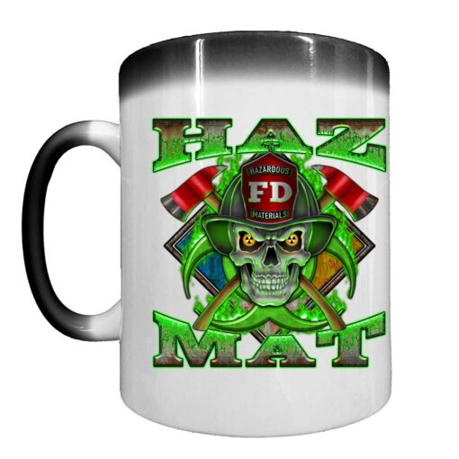 Hazmat Hazardous Materials Firefighter Lava Coffee Mug