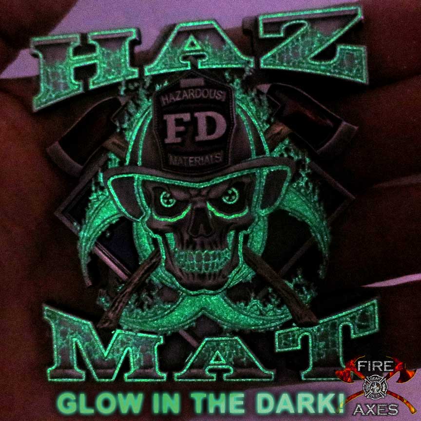 Hazmat Hazardous Materials Firefighter Magnum Coin