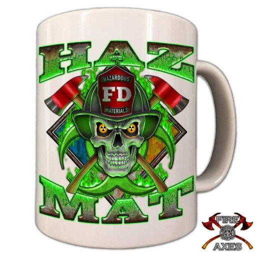 Hazmat Hazardous Materials Firefighter Coffee Mug