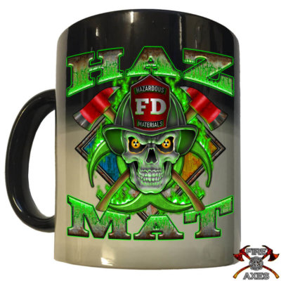 Hazmat Hazardous Materials Firefighter Lava Coffee Mug