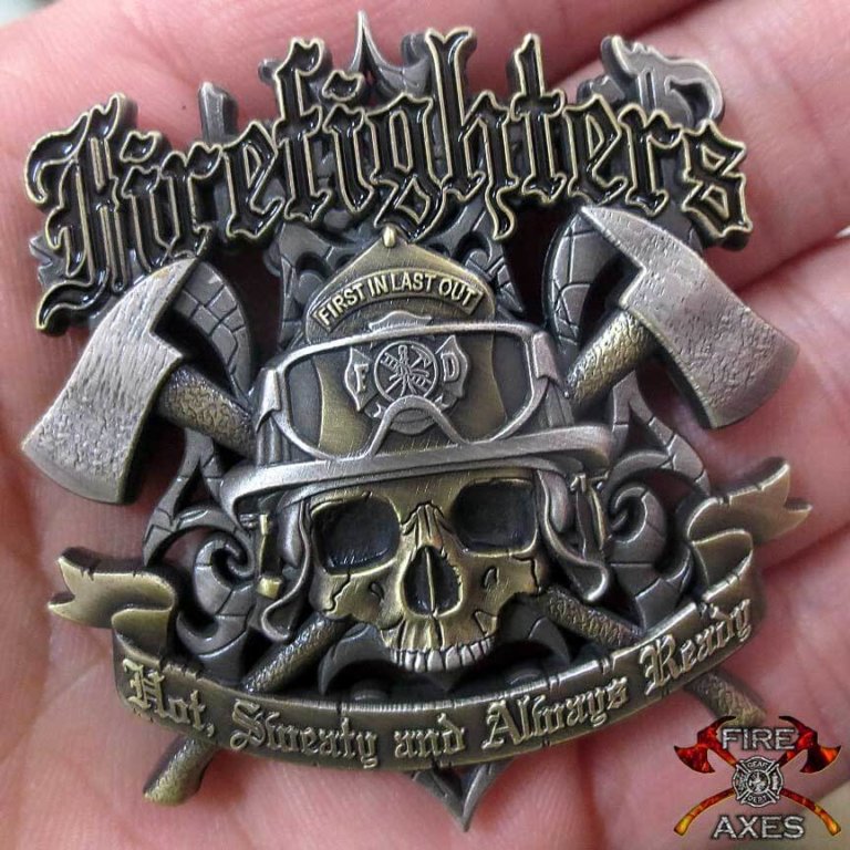 Firefighter Challenge Coins - Exclusively at Fire and Axes