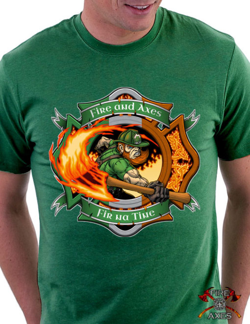 Fir Na Tine firefighter shirts by Fire and Axes