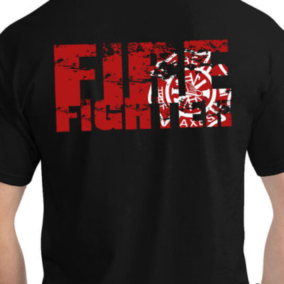 Distressed Firefighter Shirt