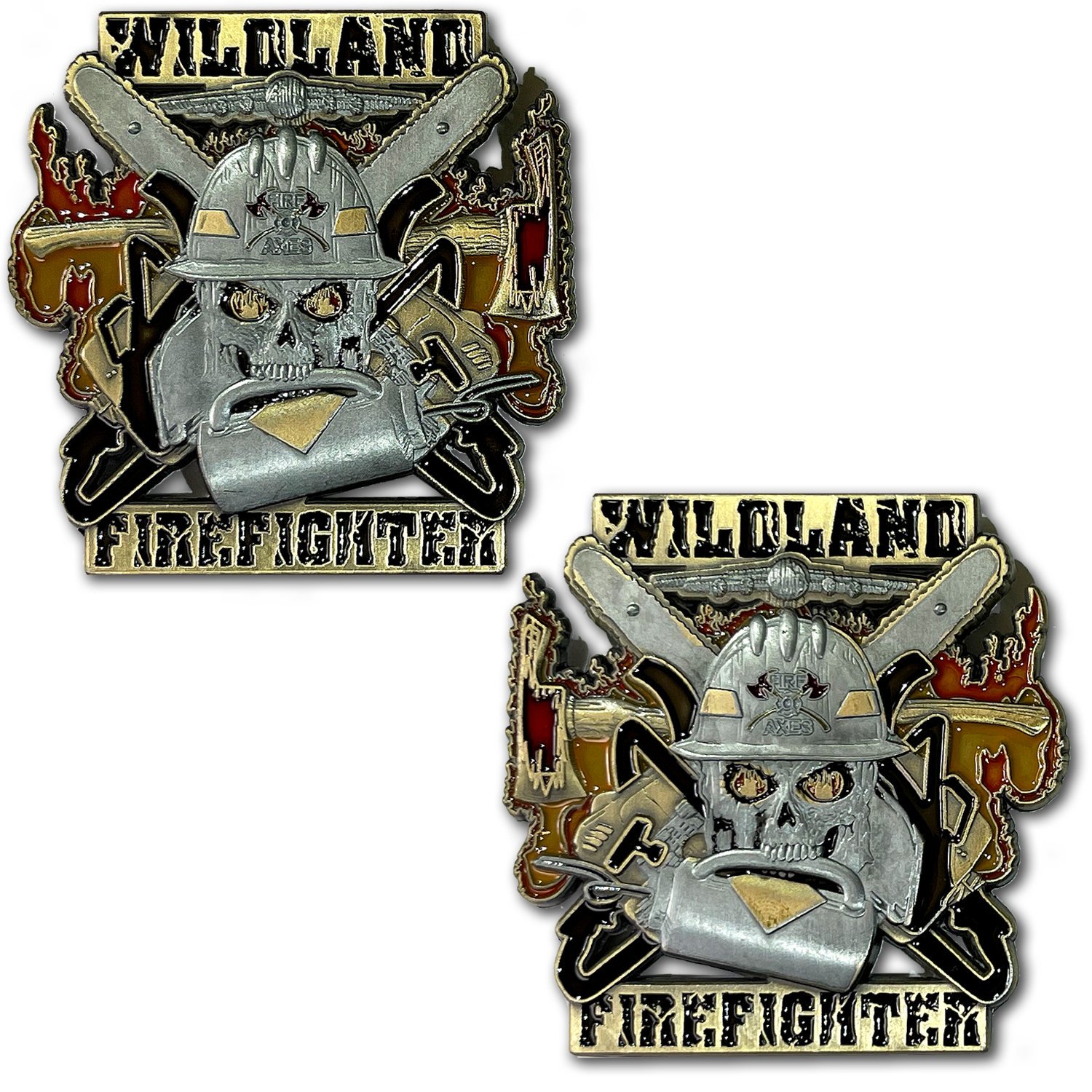 Drip Torch Wildland Firefighter Coin
