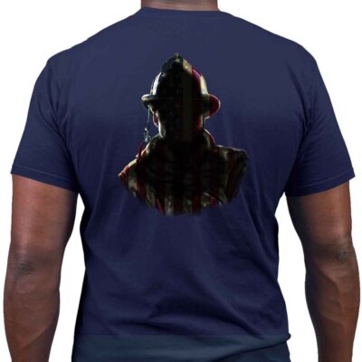American Hero Patriotic Firefighter Custom Men's Shirt