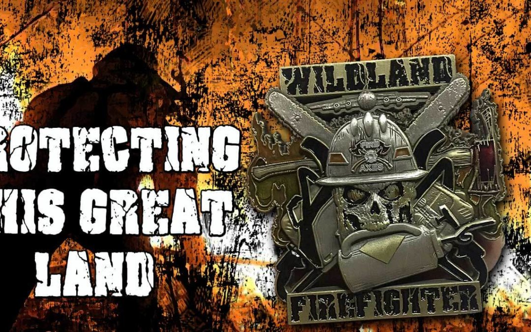 Drip Torch Wildland Firefighter Coin: An Emblem of Bravery and Tenacity