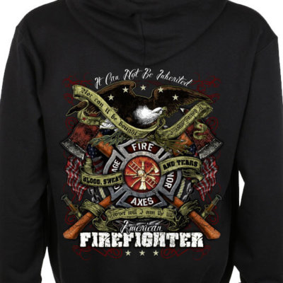 Blood Sweat and Tears Firefighter Hoodie