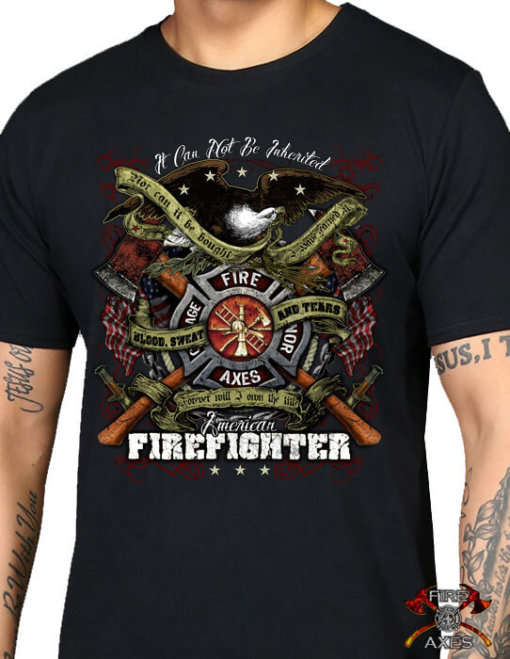 Blood Sweat and Tears Firefighter Shirt