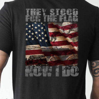 They Stood For The Flag Now I Do Firefighter Shirt