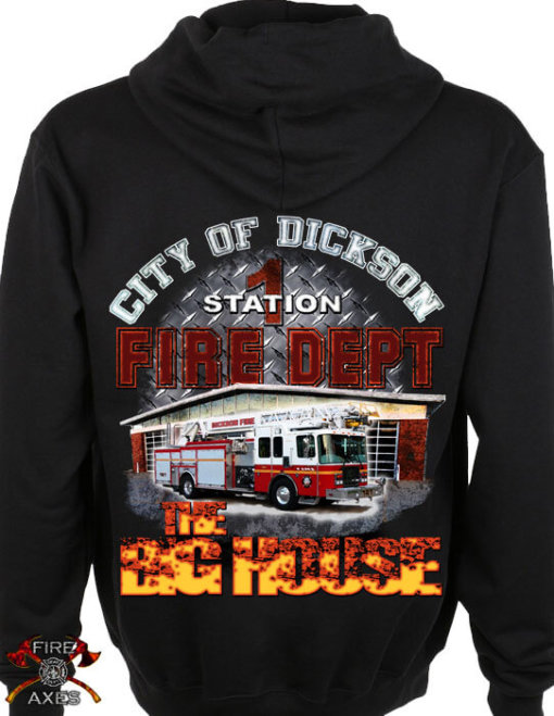 Dickson Fire Department Station 1 Firefighter Hoodie