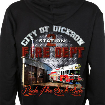 Dickson Fire Department Station 2 Firefighter Hoodie