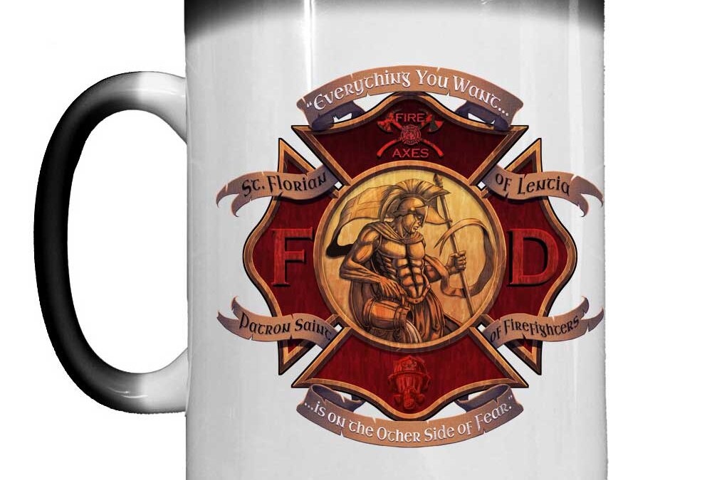St. Florian Patron Saint Of Fire Fighters Lava Coffee Mug
