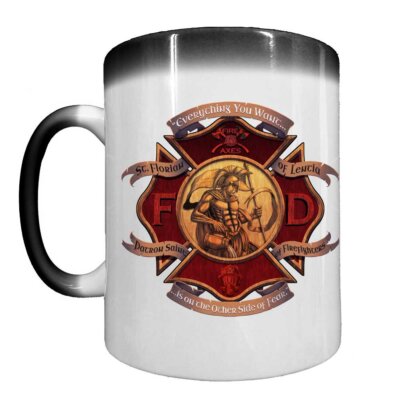 St. Florian Patron Saint Of Fire Fighters Lava Coffee Mug