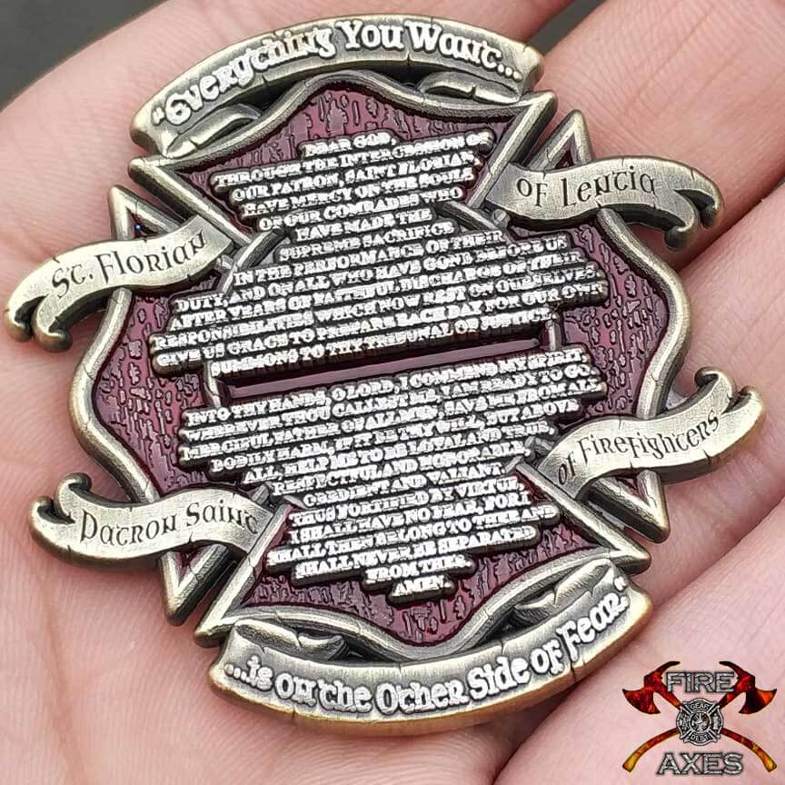 St. Florian Firefighter Challenge Coin
