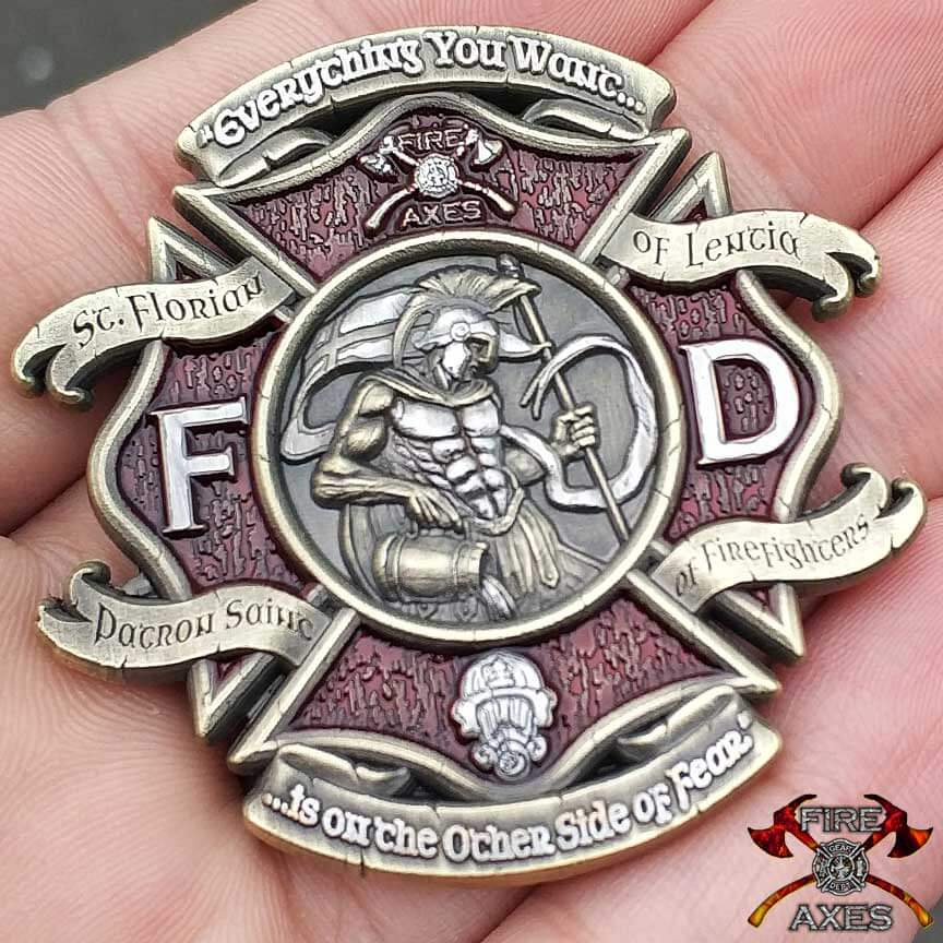 St. Florian Firefighter Challenge Coin