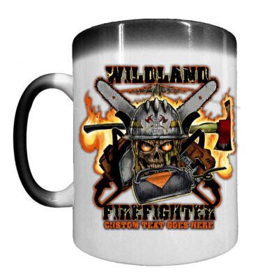 Drip Torch Wildland Firefighter Lava Coffee Mug