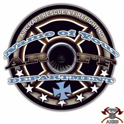 Aircraft Rescue Firefighter Decal