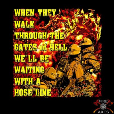 Gates Of Hell Firefighter Decal