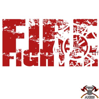 Fire And Axes Firefighter Decal