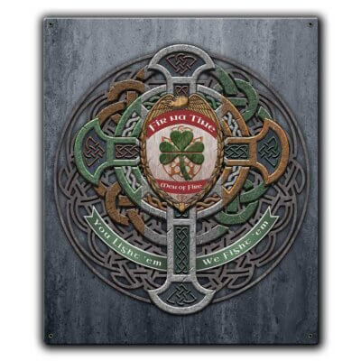 Fir Na Tine Men Of Fire Firefighter Custom 12 x 15 Inch Vintage Sign