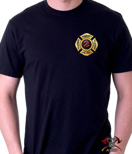 Harvey Volunteer Search Rescue Fire Department Custom Firefighter Shirt