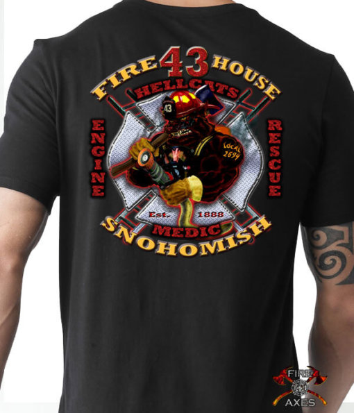 Snohomish Fire House 43 Custom Firefighter Shirt