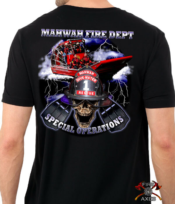 Harvey Volunteer Search Rescue Fire Department Custom Firefighter