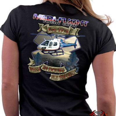 Medi-Flight Crew Custom Firefighter Shirt