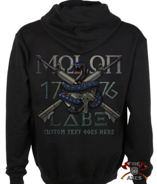 Molon Labe Firefighter Hoodie
