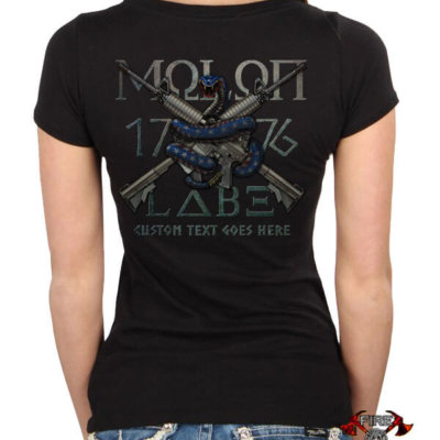 Molon Labe Firefighter Shirt for Women