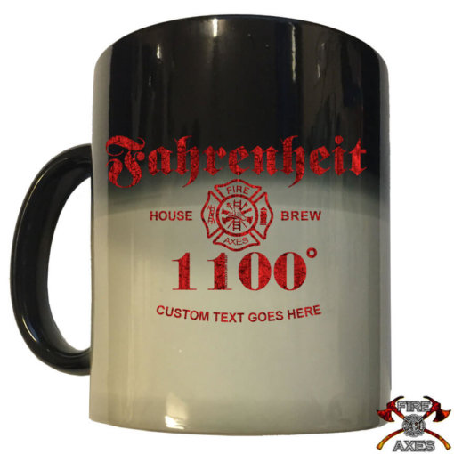 Fahrenheit 1100 House Brew Custom Firefighter Lava Coffee Mug