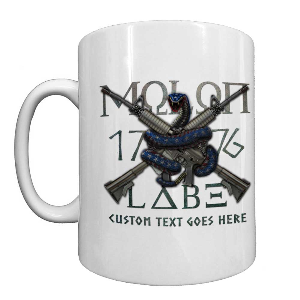 Molon Labe Firefighter Coffee Mug