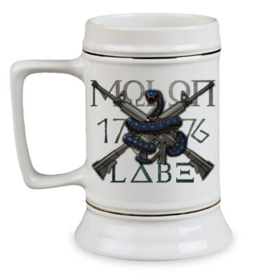 Molon Labe Firefighter Stein