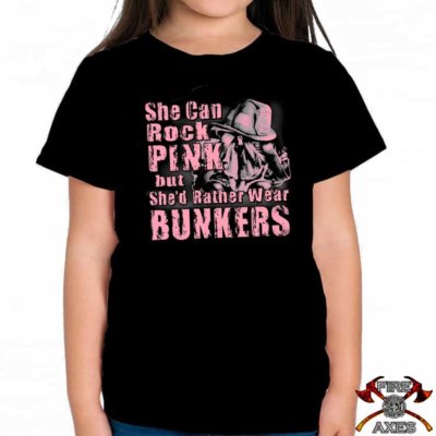 Pink-Bunkers-Firefighter-Shirt-for-Youth