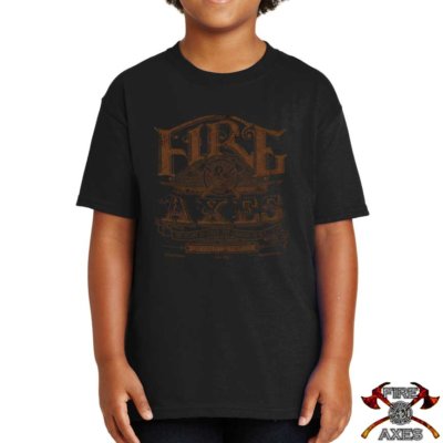Fire-and-Axes-Since-2016-Youth-firefighter-shirt