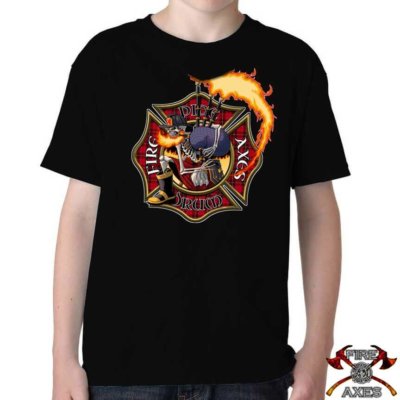 Pipes-and-Drums-Youth-Firefighter-Shirt