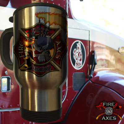 Firefighter Travel Mugs