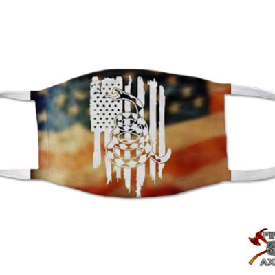 Don't Tread On Me USA Flag Covid Mask