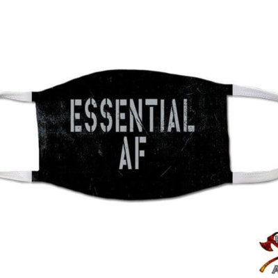 Essential AF As F&ck Firefighter Covid Mask