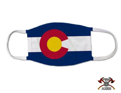 Colorado US State Flag Covid Mask