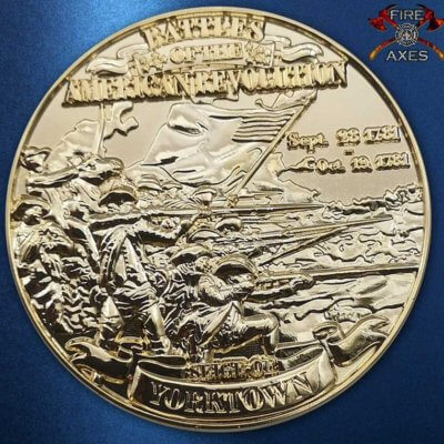 Siege Of Yorktown Battles of the American Revolution Gold Clad Coin