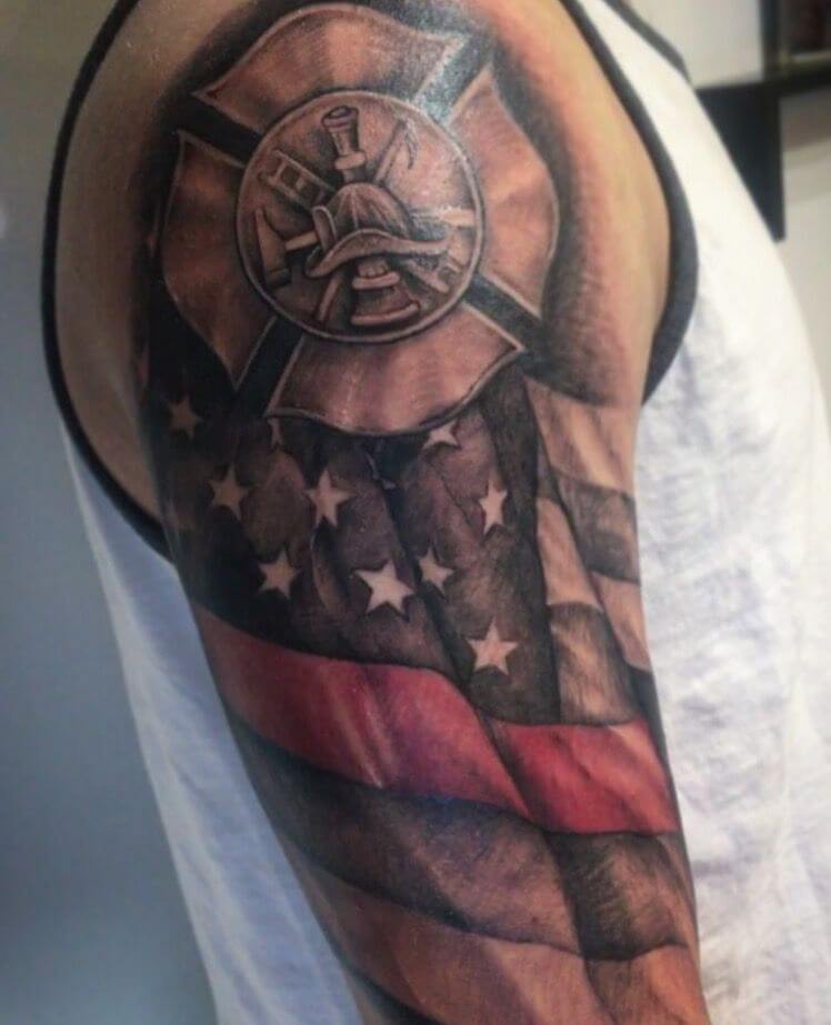 Firefighter Tattoos - Fire & Axes