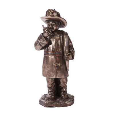 Child-Playing-Firefighter Statue