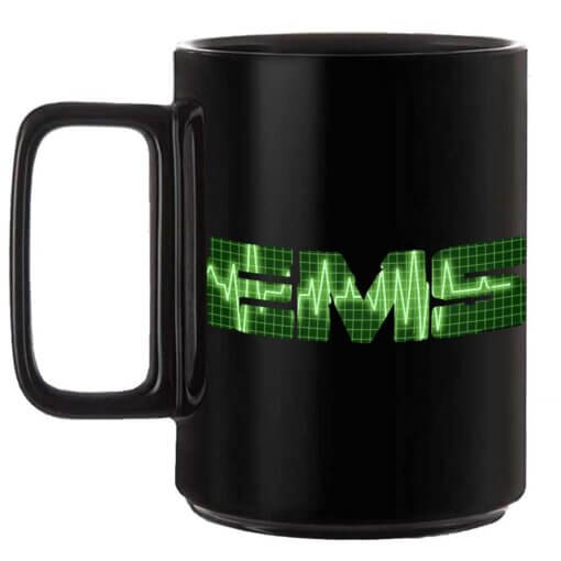 EMS-Emergency-Medical-Services-EKG 15oz-Black-Coffee-Mug