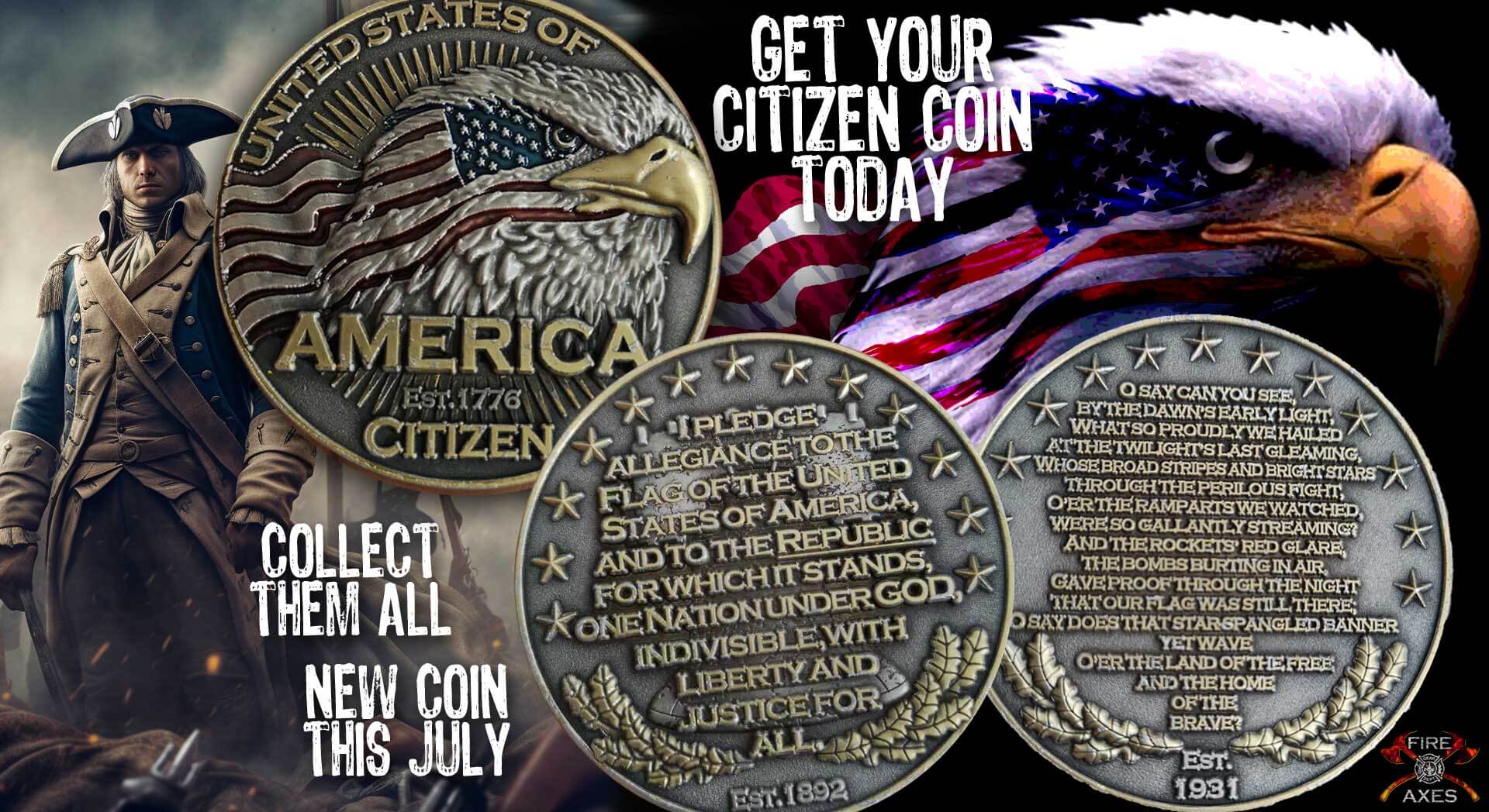 US Citizenship Challenge Coins