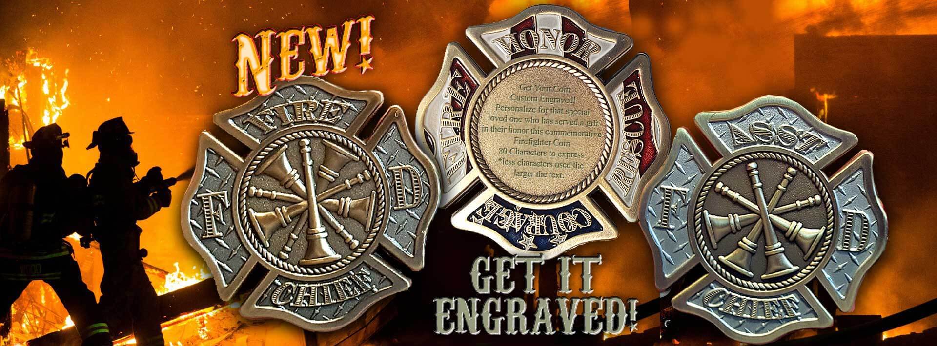 Firefighter-Chief-Asst-Engraved Coins