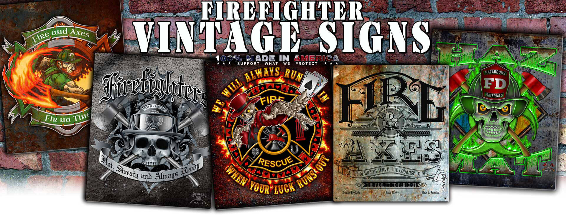 Firefighter-Signs