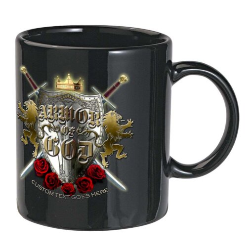 Armor-of-God-Timothy-2-3-Black-11oz-Coffee-Mug